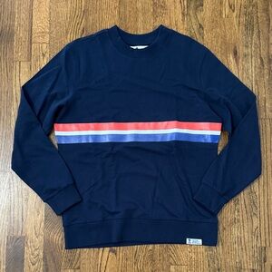 NWT - Teton Women's Long Sleeve Tee with Red and Blue Stripes